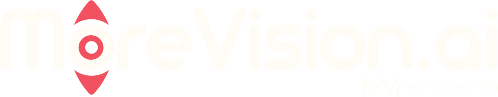 לוגו של MoreVision.ai, טכנולוגיות מתקדמות בתחום הראייה הממוחשבת.